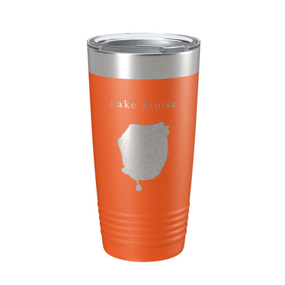 Lake Eloise Map Tumbler Travel Mug Insulated Laser Engraved Coffee Cup Florida 20 oz-17