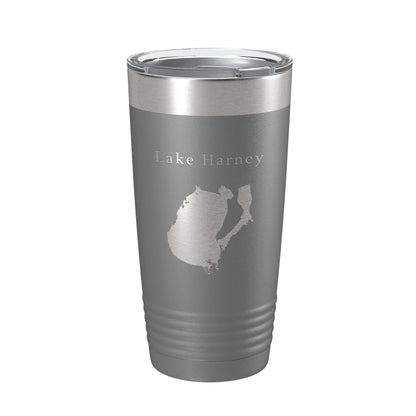Lake Harney Map Tumbler Travel Mug Insulated Laser Engraved Coffee Cup Florida 20 oz-16