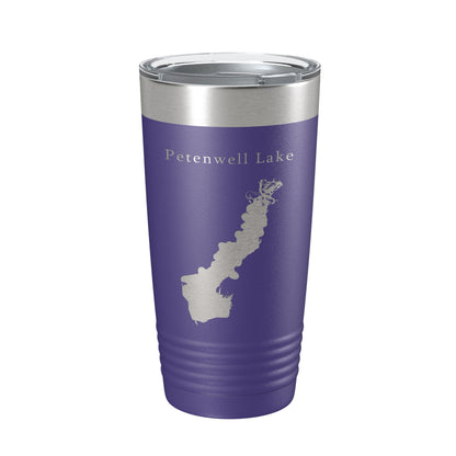Petenwell Lake Map Tumbler Travel Mug Insulated Laser Engraved Coffee Cup Wisconsin 20 oz-15