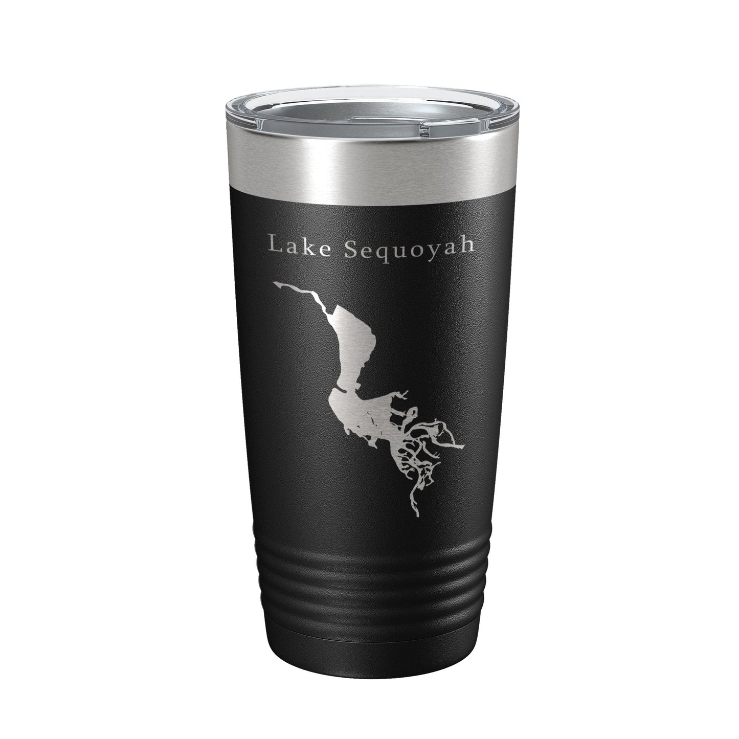 Lake Sequoyah Map Tumbler Travel Mug Insulated Laser Engraved Coffee Cup Arkansas 20 oz-5