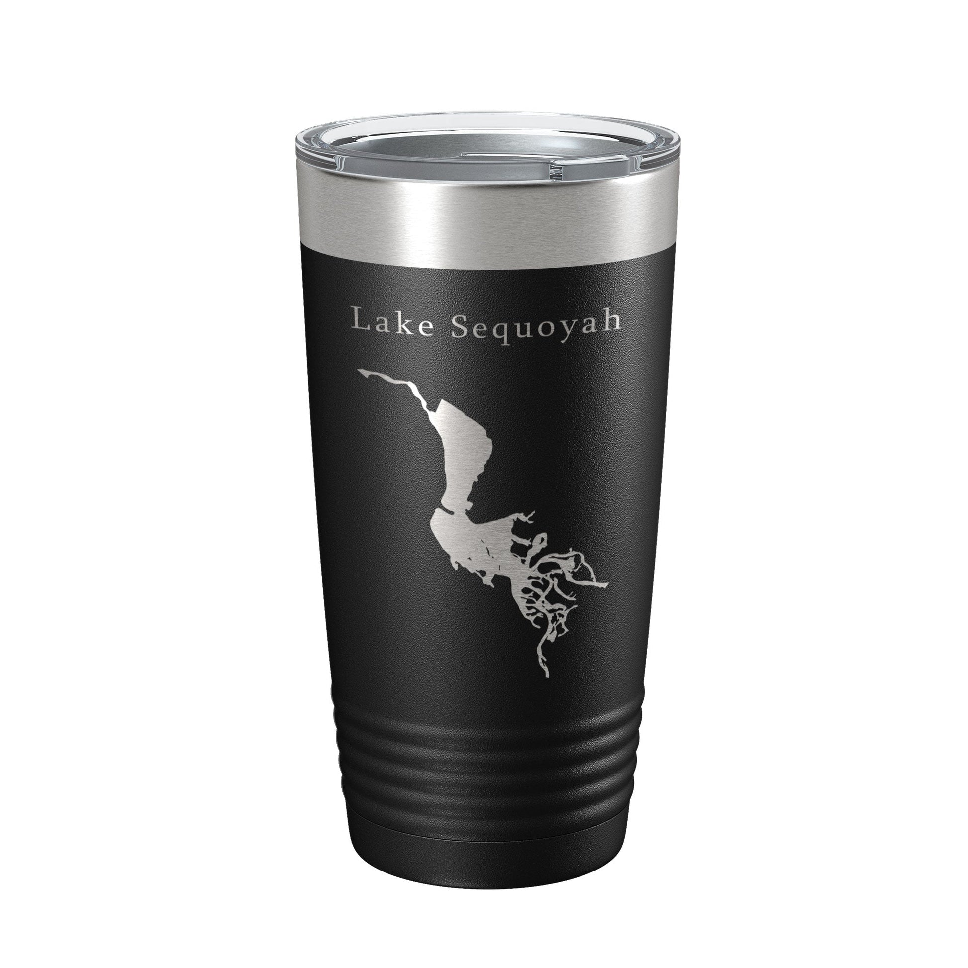 Lake Sequoyah Map Tumbler Travel Mug Insulated Laser Engraved Coffee Cup Arkansas 20 oz-5