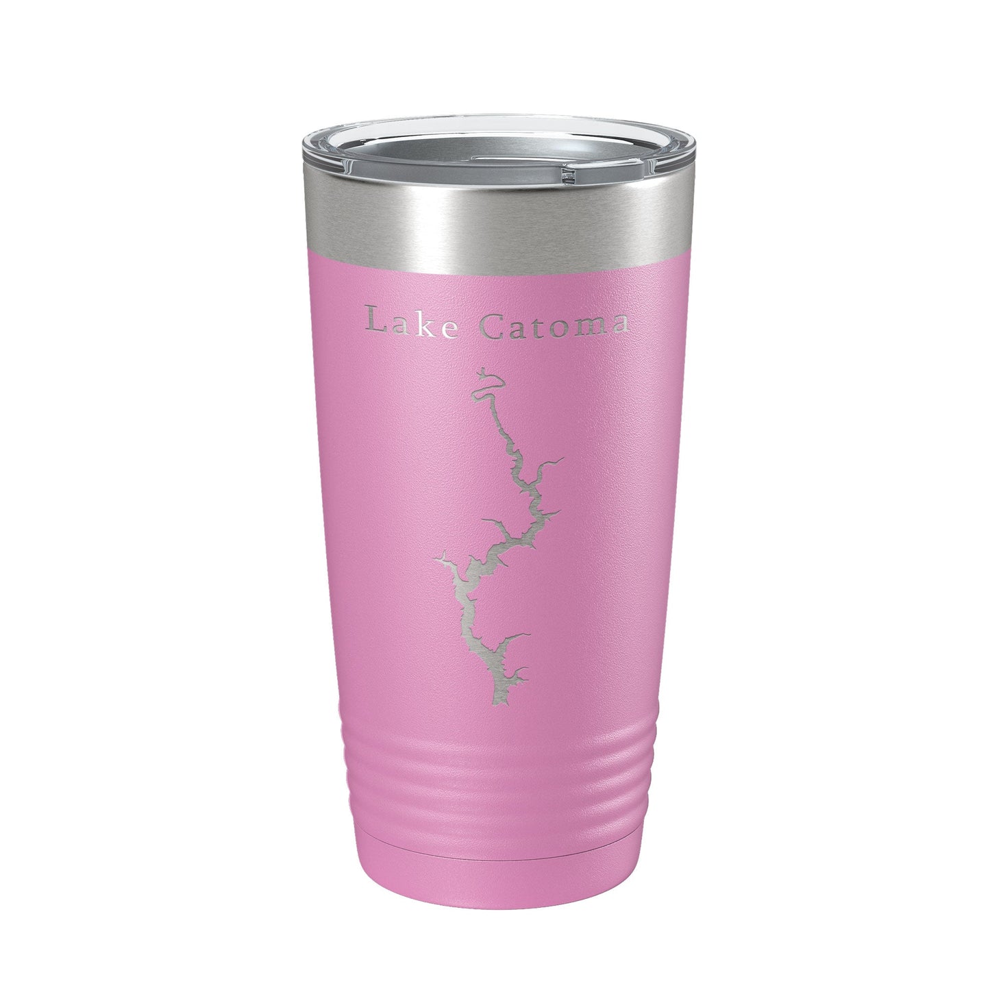 Lake Catoma Map Tumbler Travel Mug Insulated Laser Engraved Coffee Cup Alabama 20 oz-14
