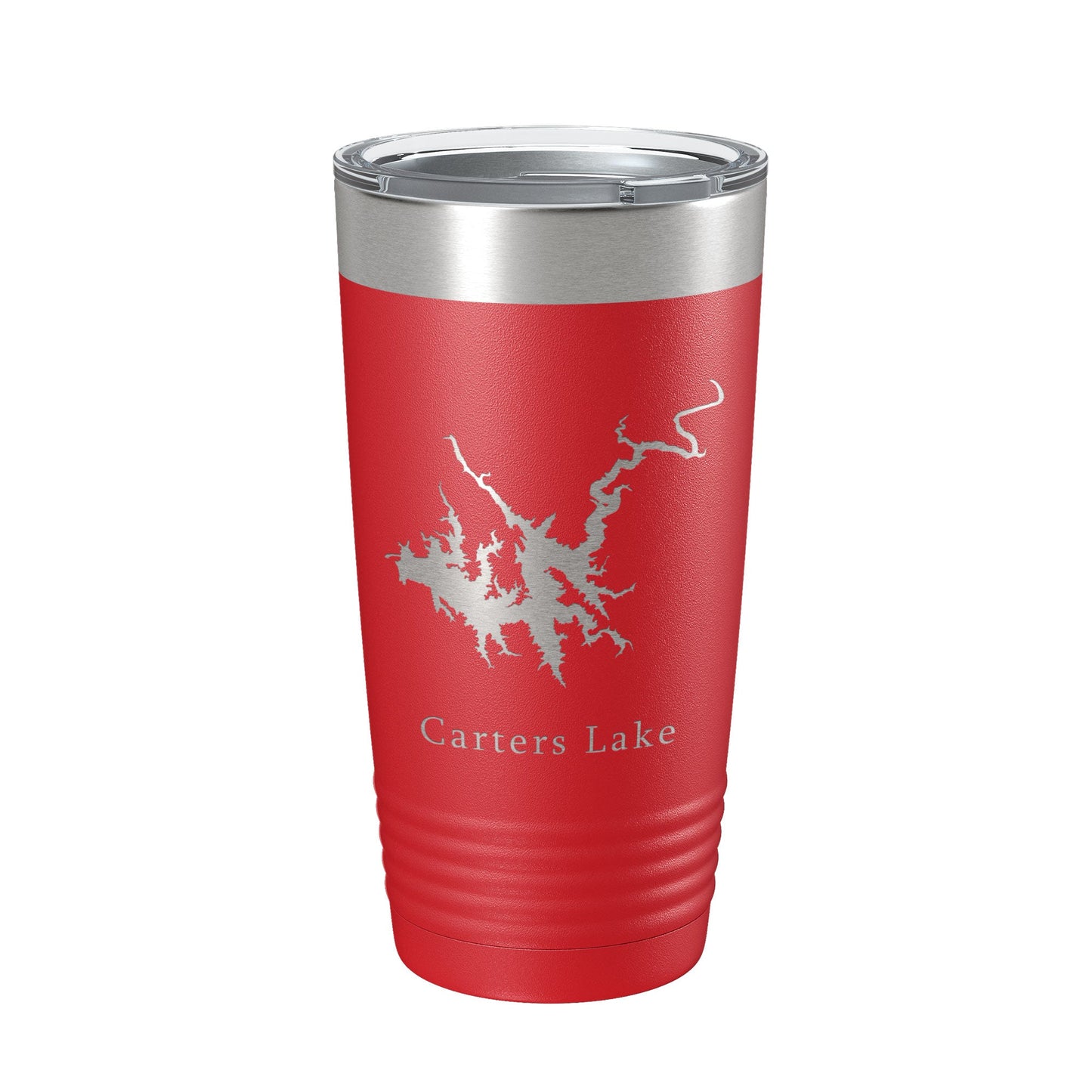 Carters Lake Map Tumbler Travel Mug Insulated Laser Engraved Coffee Cup Georgia 20 oz-10