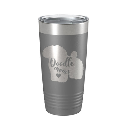 Doodle Mom Tumbler Dog Travel Mug Gift Insulated Laser Engraved Coffee Cup 20 oz-16