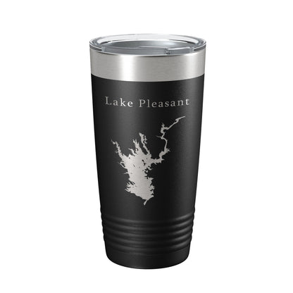 Lake Pleasant Map Tumbler Travel Mug Insulated Laser Engraved Coffee Cup Arizona 20 oz-5