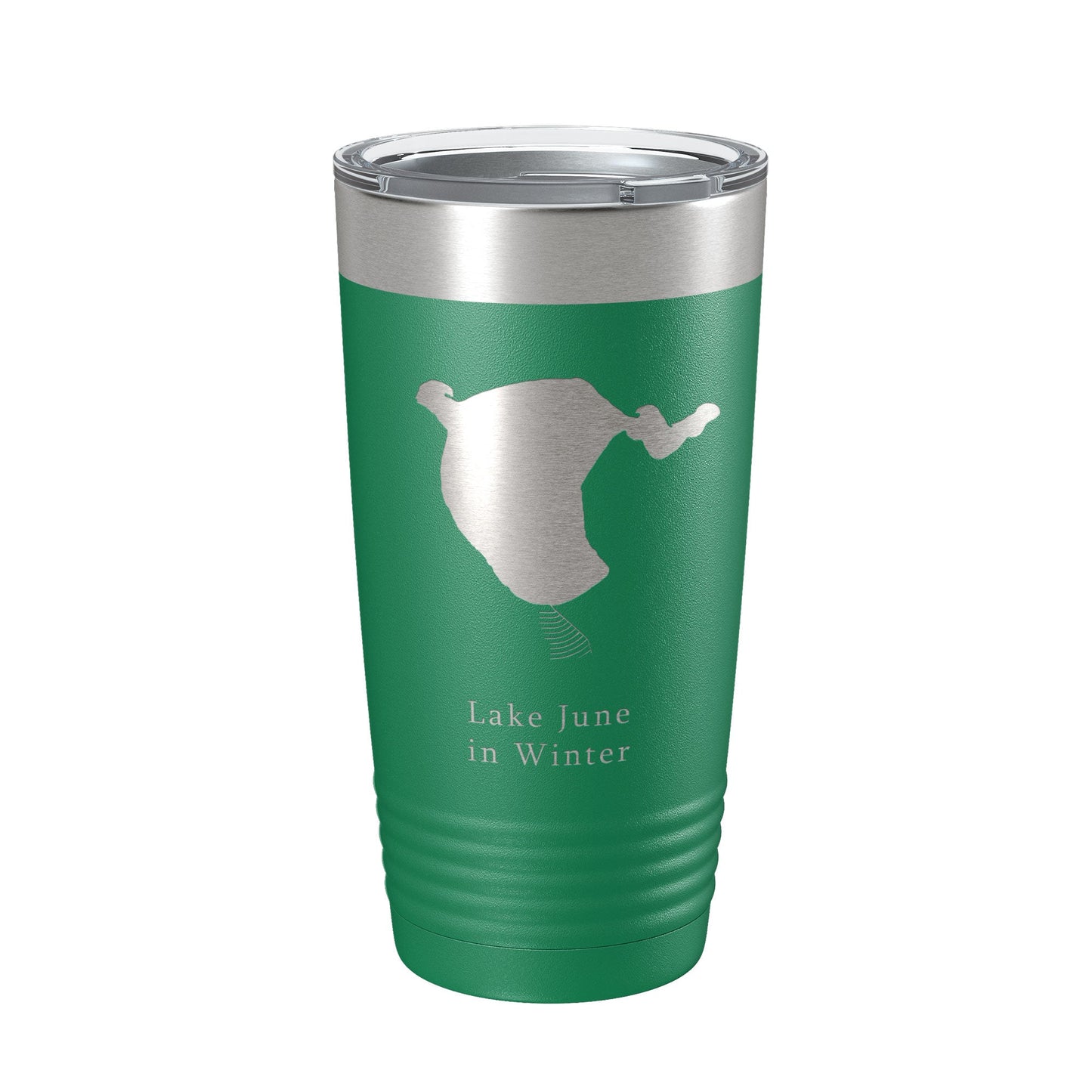 Lake June in Winter Map Tumbler Travel Mug Insulated Laser Engraved Coffee Cup Florida 20 oz-9