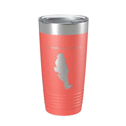 Conneaut Lake Map Tumbler Travel Mug Insulated Laser Engraved Coffee Cup Pennsylvania 20 oz-20