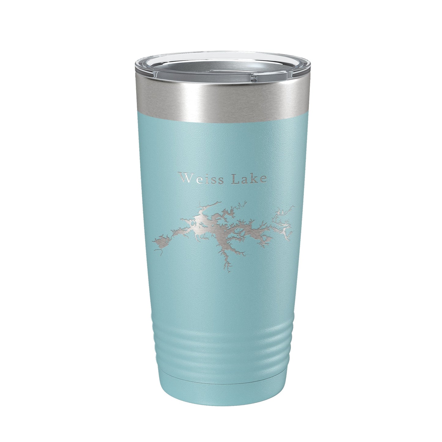 Weiss Lake Map Tumbler Travel Mug Insulated Laser Engraved Coffee Cup Alabama 20 oz-13