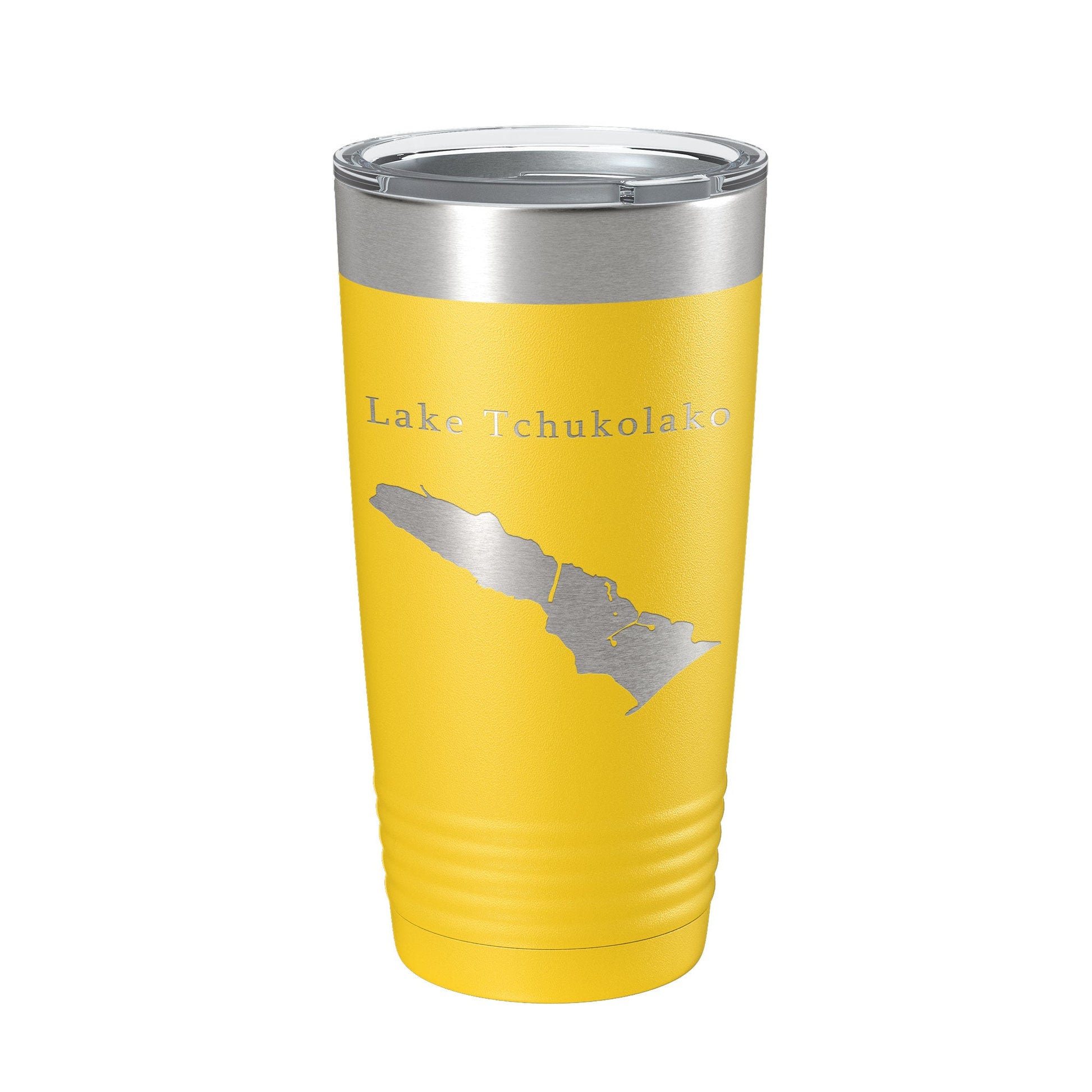 Lake Tchukolako Map Tumbler Travel Mug Insulated Laser Engraved Coffee Cup Georgia 20 oz-4