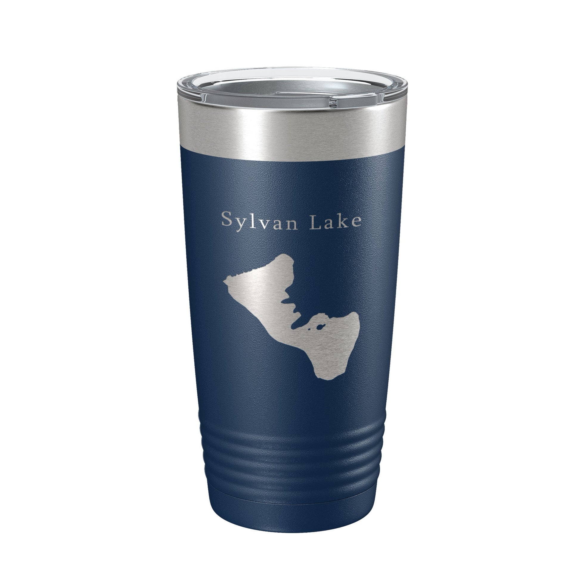Sylvan Lake Map Tumbler Travel Mug Insulated Laser Engraved Coffee Cup Custer State Park South Dakota 20 oz-2