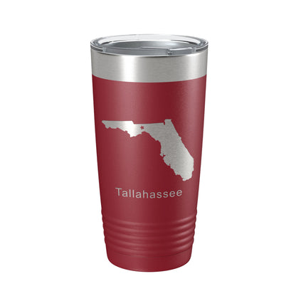 Tallahassee Home Star Tumbler Travel Mug Insulated Laser Engraved Coffee Cup Florida 20 oz-18