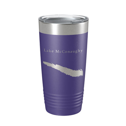 Lake McConaughy Map Tumbler Travel Mug Insulated Laser Engraved Coffee Cup Nebraska 20 oz-15