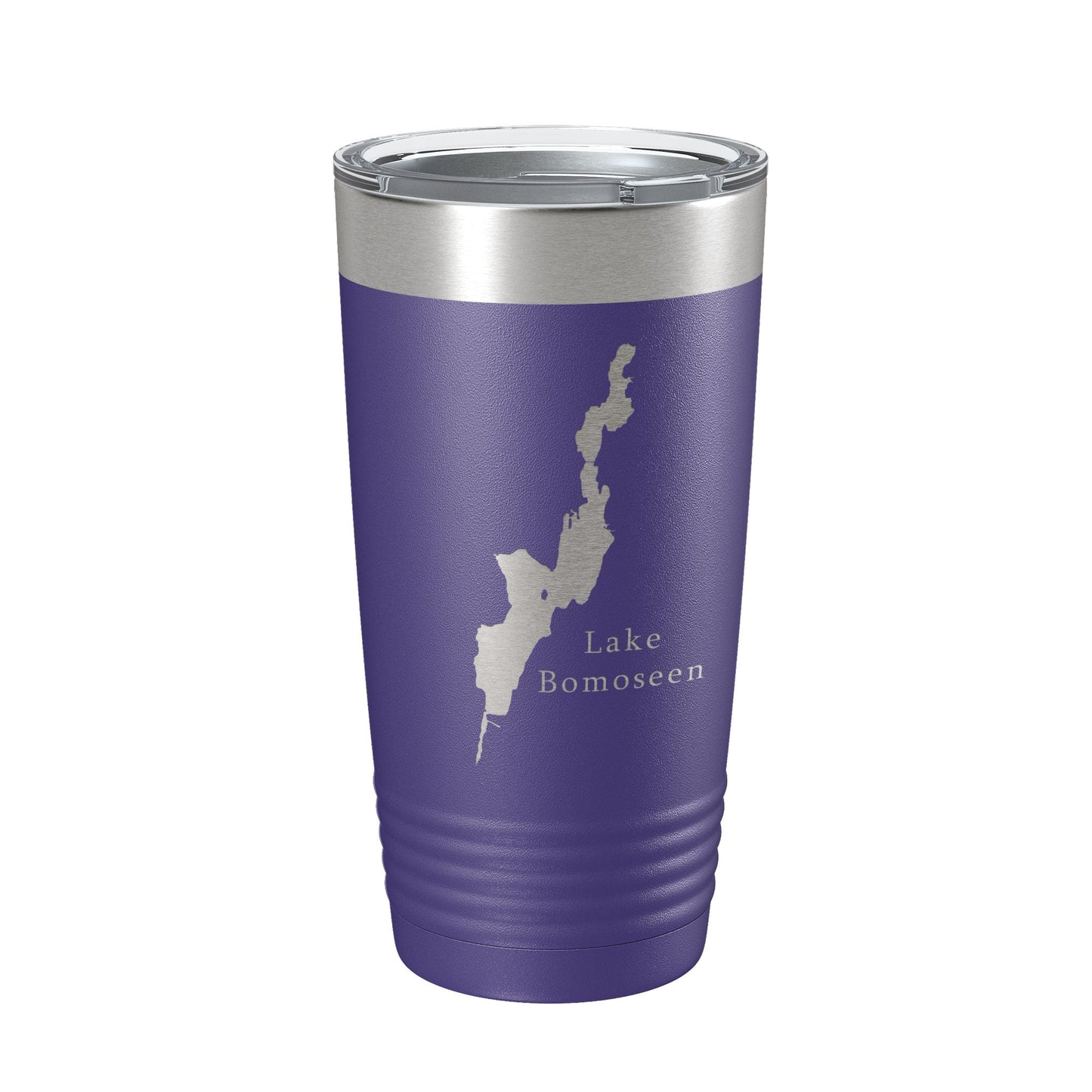 Lake Bomoseen Map Tumbler Travel Mug Insulated Laser Engraved Coffee Cup Vermont 20 oz-15