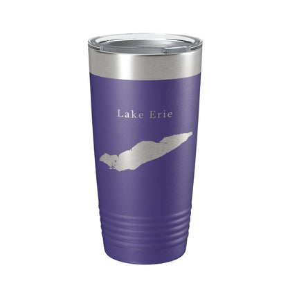 Lake Erie Map Tumbler Travel Mug Insulated Laser Engraved Coffee Cup Michigan Ohio Pennsylvania New York 20 oz-15