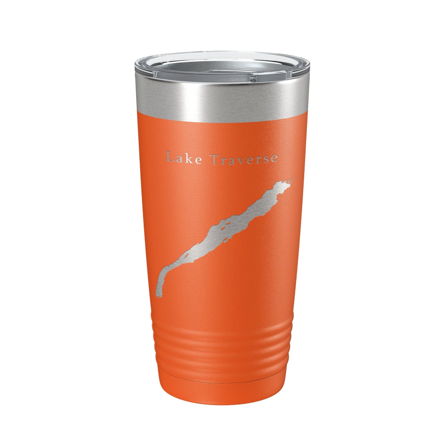 Lake Traverse Map Tumbler Travel Mug Insulated Laser Engraved Coffee Cup South Dakota Minnesota 20 oz-17