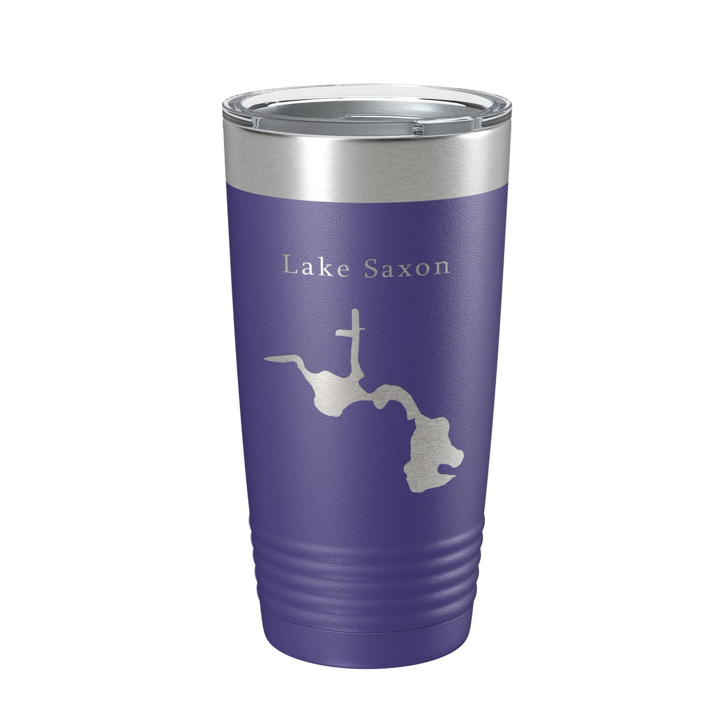 Lake Saxon Map Tumbler Travel Mug Insulated Laser Engraved Coffee Cup Florida 20 oz-15