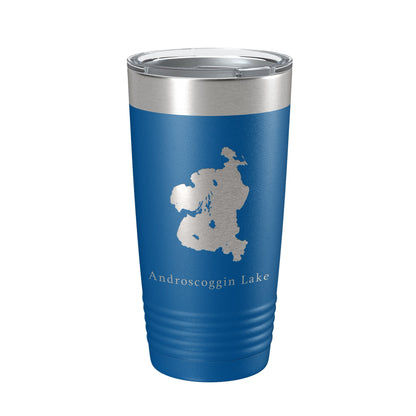 Androscoggin Lake Map Tumbler Travel Mug Insulated Laser Engraved Coffee Cup Maine 20 oz-6