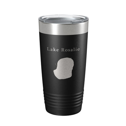 Lake Rosalie Map Tumbler Travel Mug Insulated Laser Engraved Coffee Cup Florida 20 oz-5