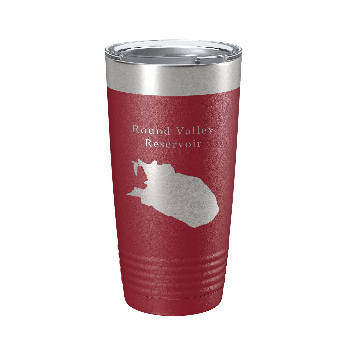 Round Valley Reservoir Tumbler Lake Map Travel Mug Insulated Laser Engraved Coffee Cup New Jersey 20 oz-18