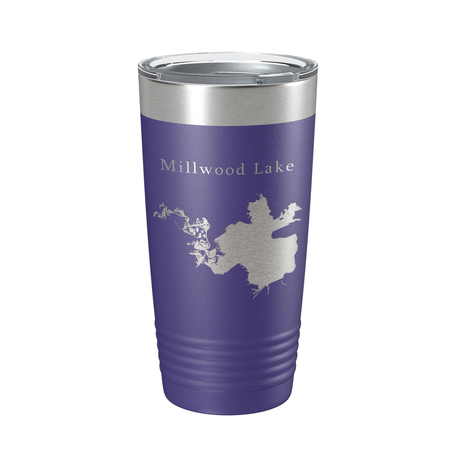 Millwood Lake Map Tumbler Travel Mug Insulated Laser Engraved Coffee Cup Arkansas 20 oz-15