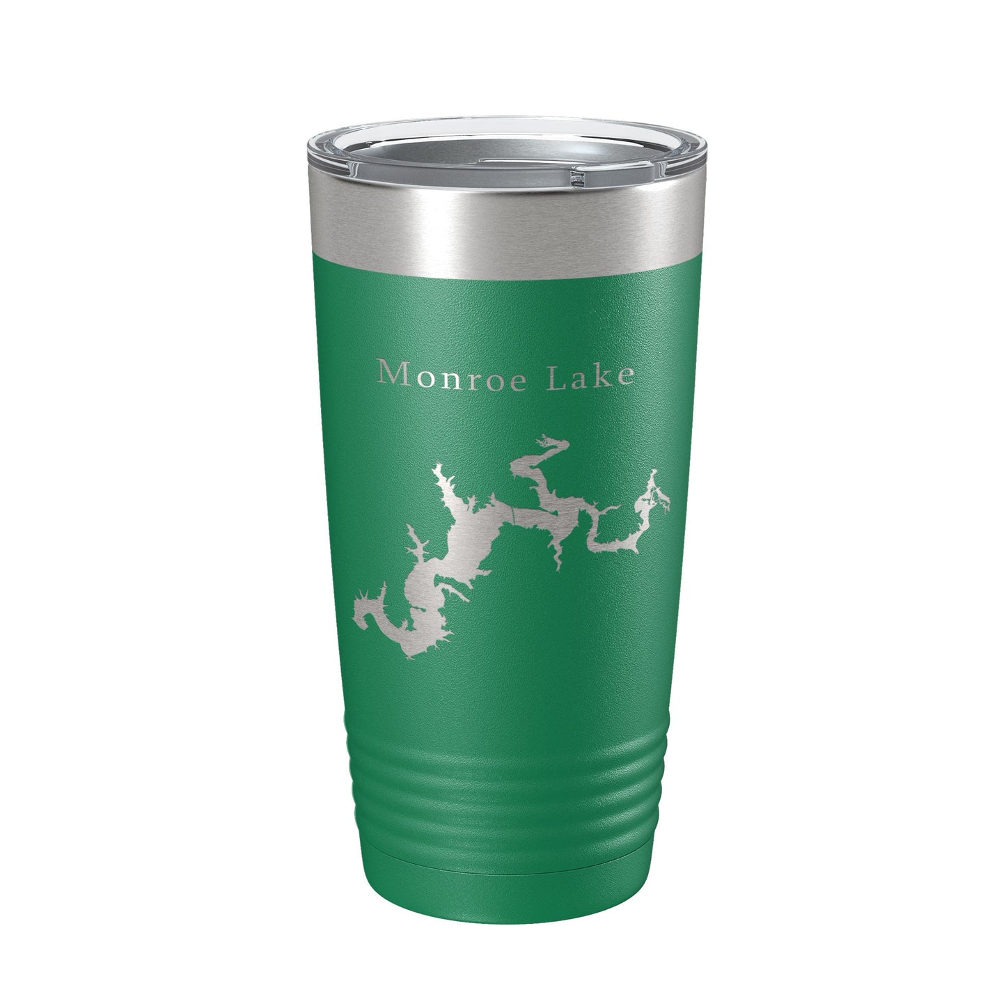 Monroe Lake Map Tumbler Travel Mug Insulated Laser Engraved Coffee Cup Indiana 20 oz-9