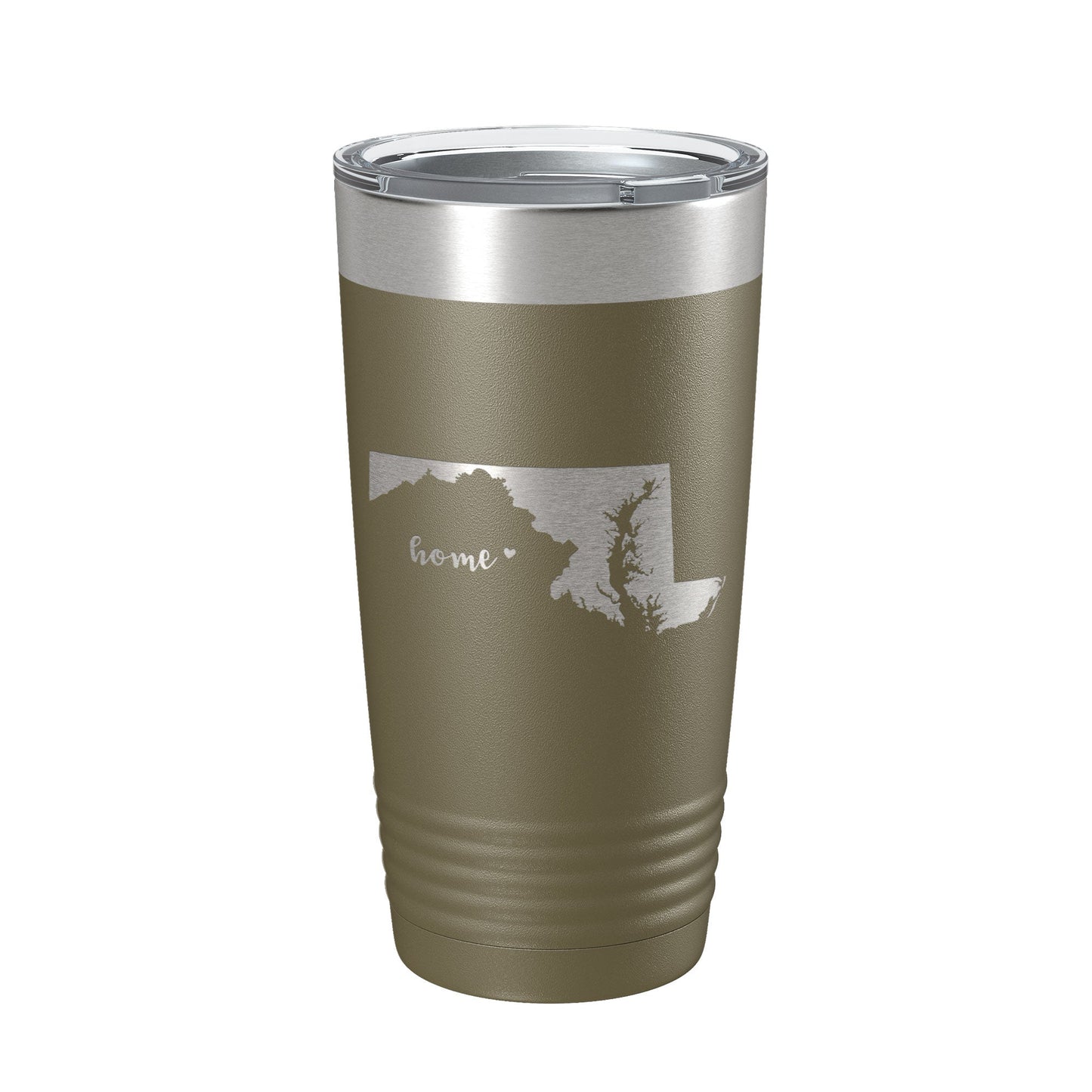 Maryland Tumbler Home State Travel Mug Insulated Laser Engraved Map Coffee Cup 20 oz-21