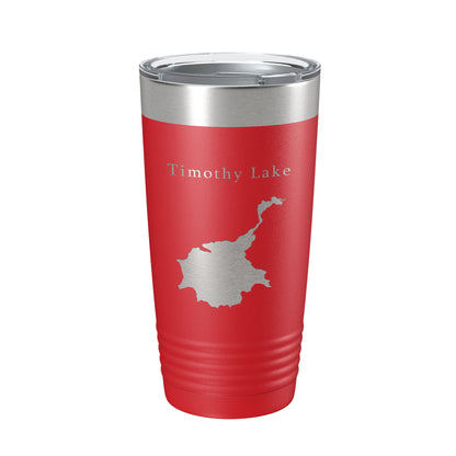 Timothy Lake Map Tumbler Travel Mug Insulated Laser Engraved Coffee Cup Oregon 20 oz-10