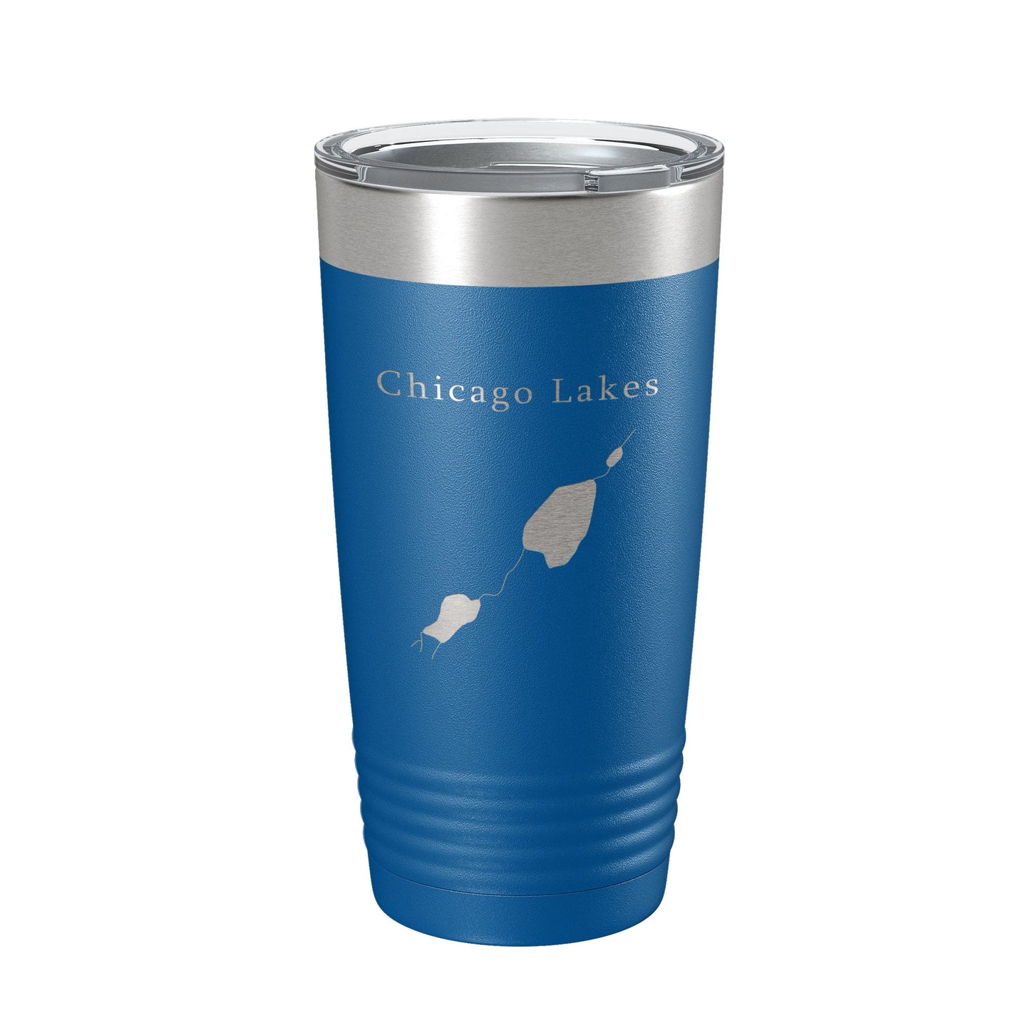 Chicago Lakes Map Tumbler Travel Mug Insulated Laser Engraved Coffee Cup Colorado 20 oz-6
