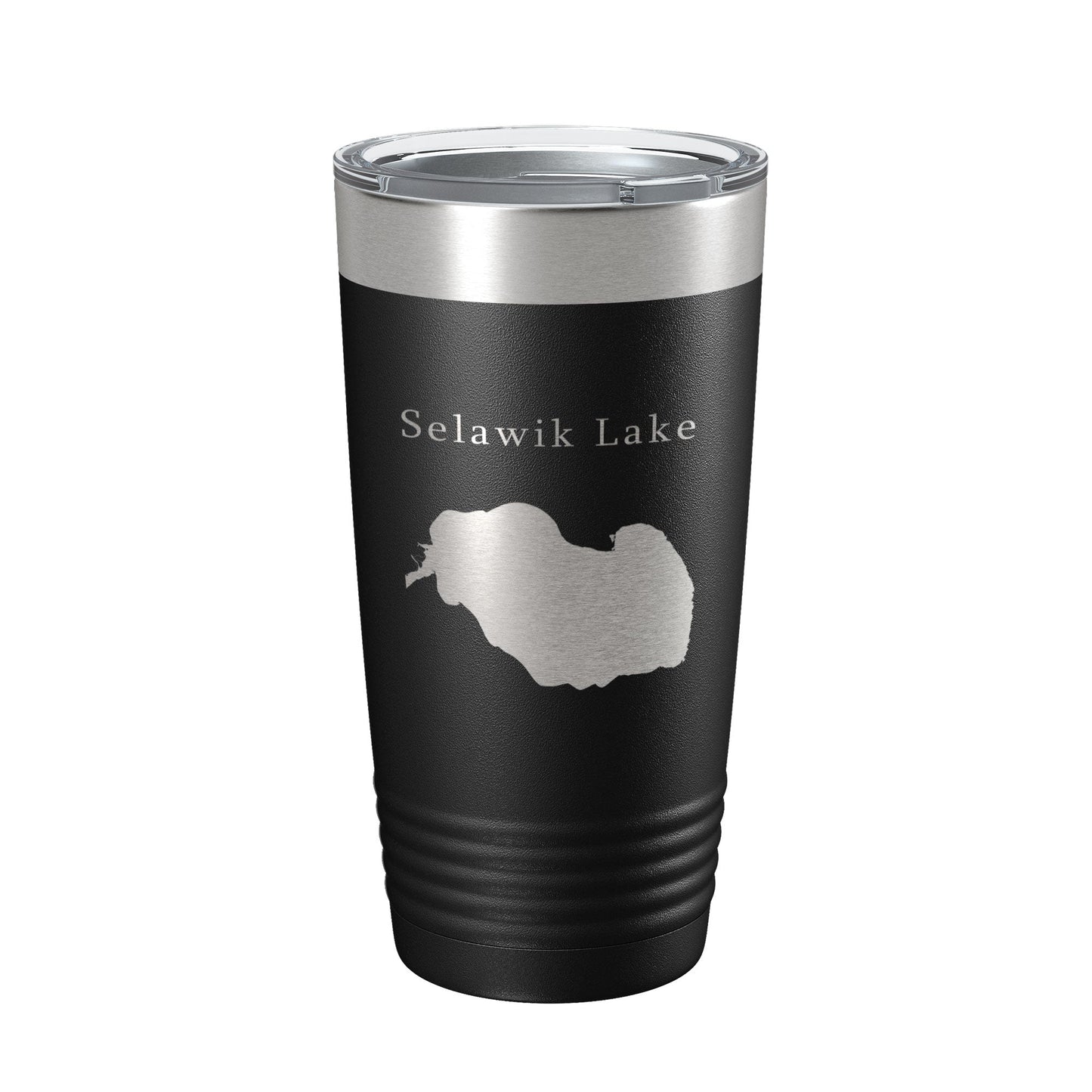Selawik Lake Map Tumbler Travel Mug Insulated Laser Engraved Coffee Cup Alaska 20 oz-5