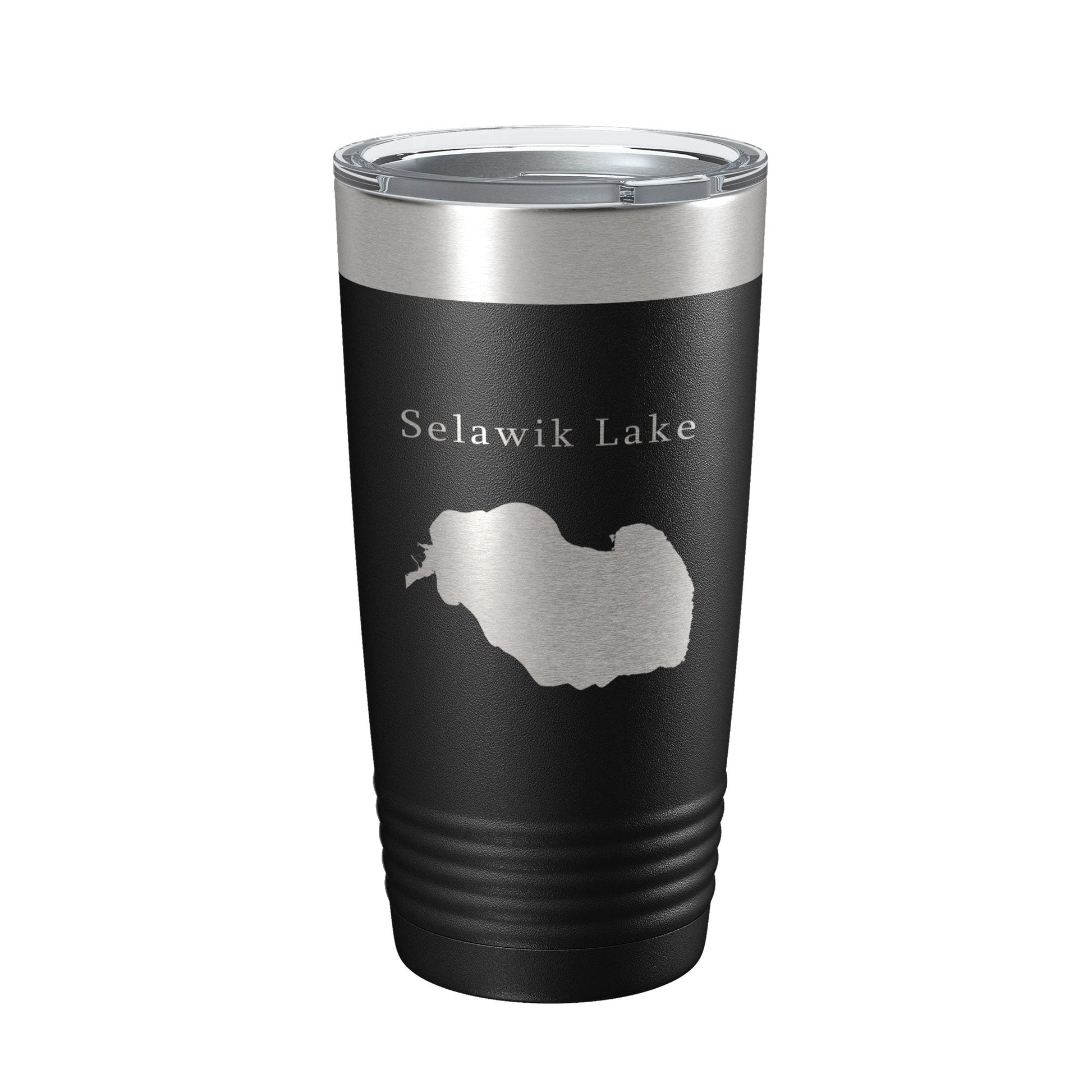 Selawik Lake Map Tumbler Travel Mug Insulated Laser Engraved Coffee Cup Alaska 20 oz-5
