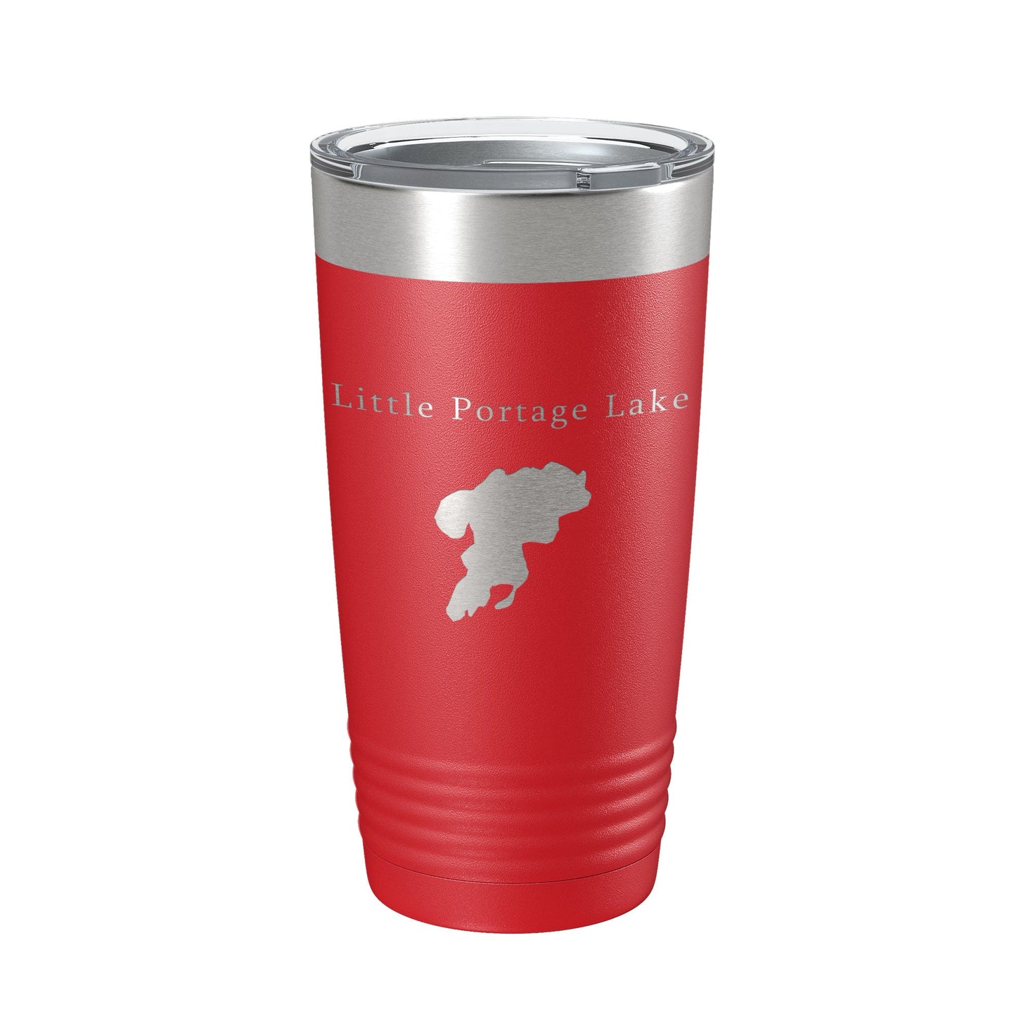 Little Portage Lake Map Tumbler Travel Mug Insulated Laser Engraved Coffee Cup Huron River Chain of Lakes Michigan 20 oz-10