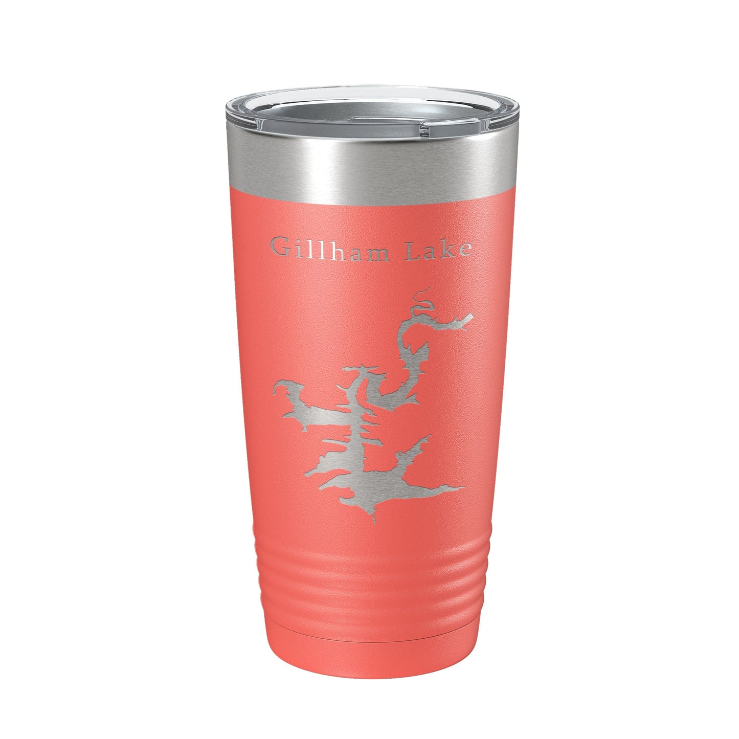 Gillham Lake Map Tumbler Travel Mug Insulated Laser Engraved Coffee Cup Arkansas 20 oz-20
