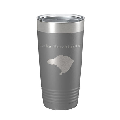 Lake Hutchinson Map Tumbler Travel Mug Insulated Laser Engraved Coffee Cup Florida 20 oz-16