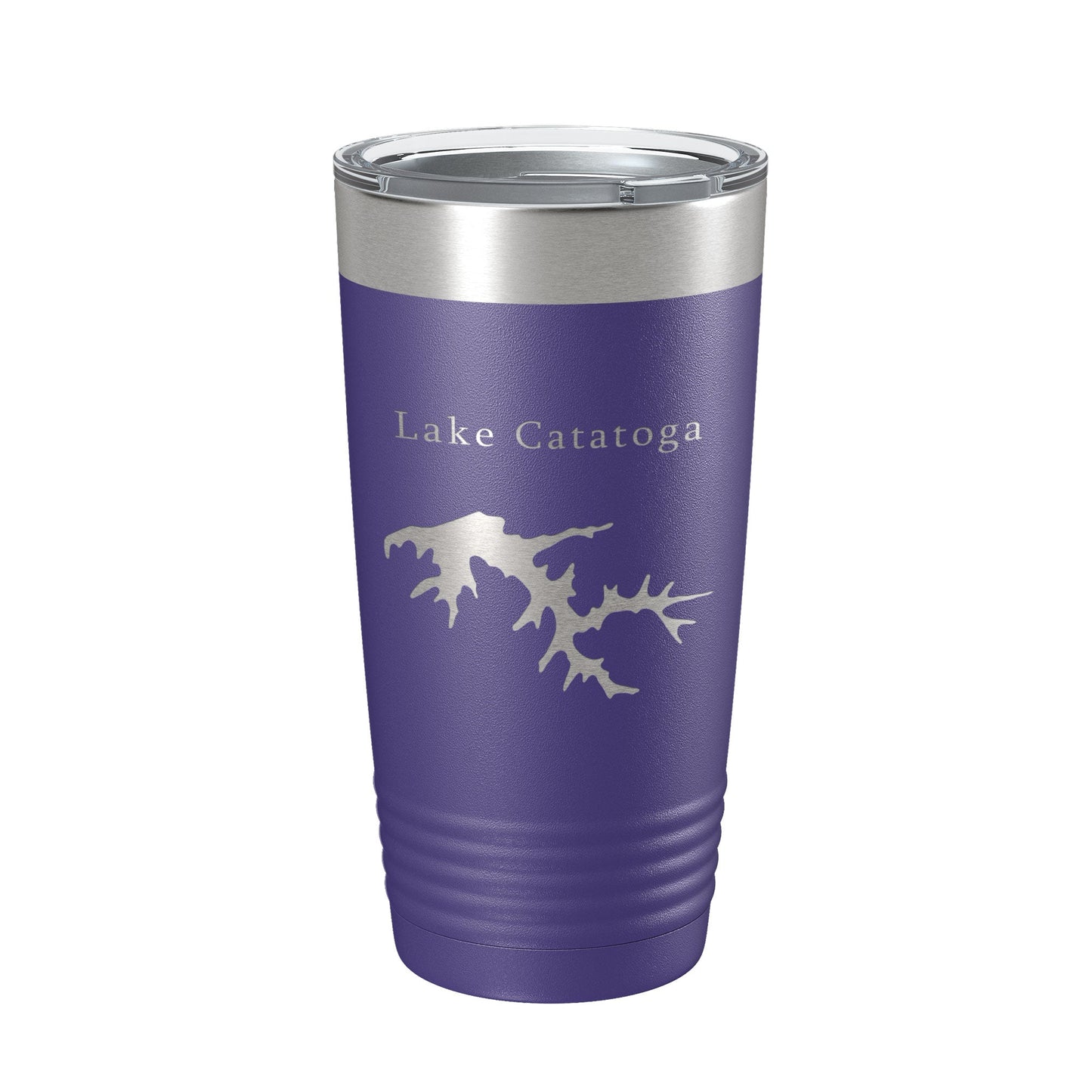 Lake Catatoga Map Tumbler Travel Mug Insulated Laser Engraved Coffee Cup Illinois 20 oz-15