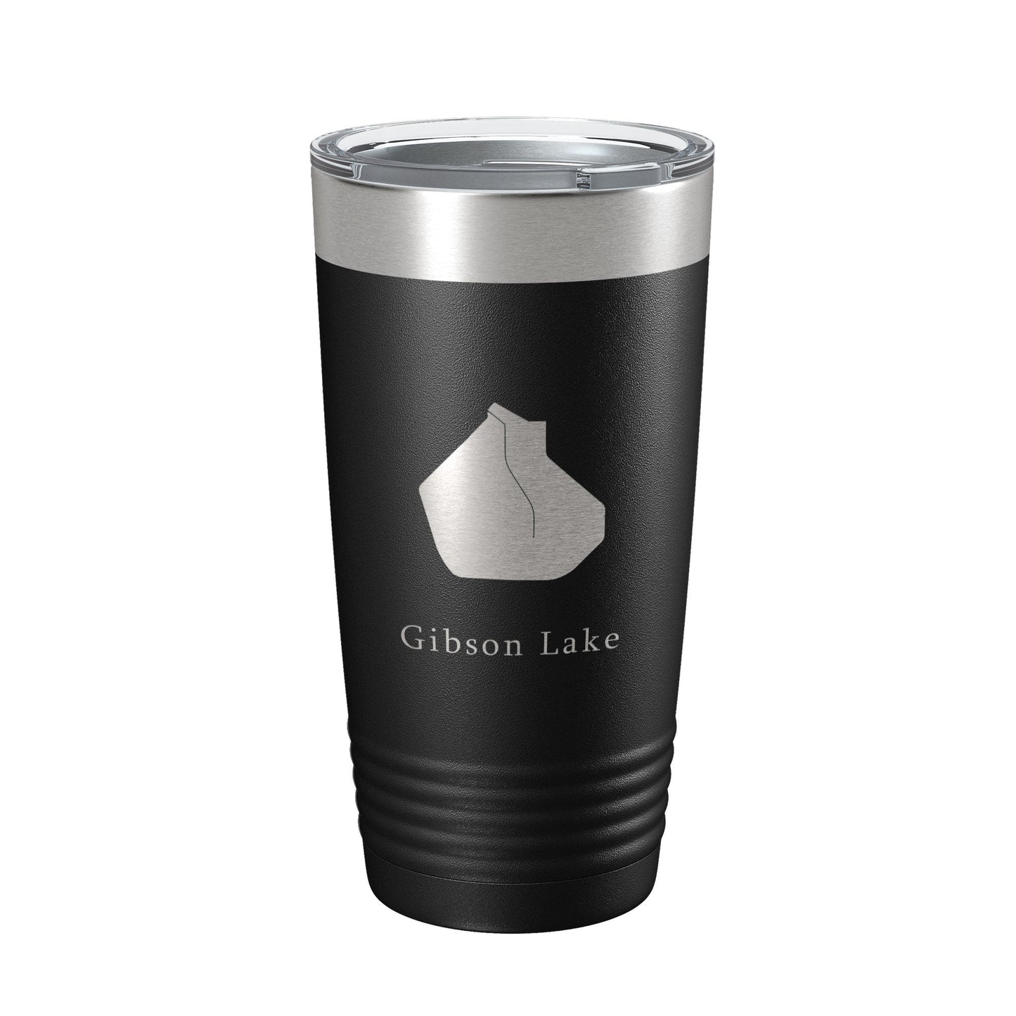 Gibson Lake Map Tumbler Travel Mug Insulated Laser Engraved Coffee Cup Indiana 20 oz-5