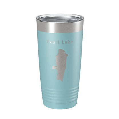 Pearl Lake Map Tumbler Travel Mug Insulated Laser Engraved Coffee Cup Colorado 20 oz-13