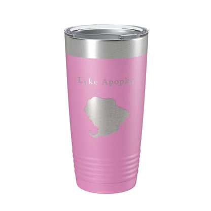 Lake Apopka Map Tumbler Travel Mug Insulated Laser Engraved Coffee Cup Florida 20 oz-14