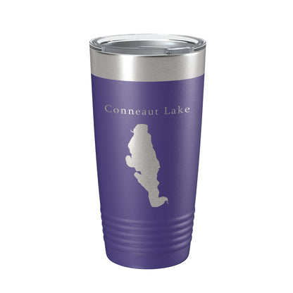Conneaut Lake Map Tumbler Travel Mug Insulated Laser Engraved Coffee Cup Pennsylvania 20 oz-15