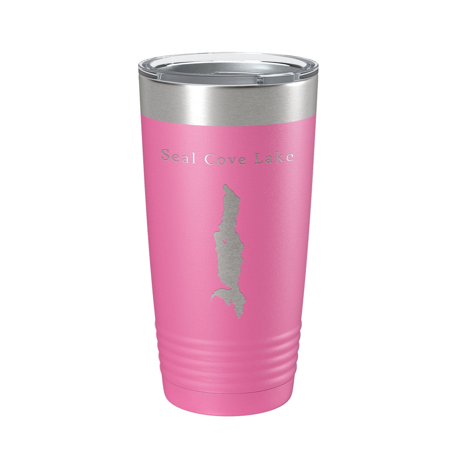 Seal Cove Lake Map Tumbler Travel Mug Insulated Laser Engraved Coffee Cup Acadia Maine 20 oz-11