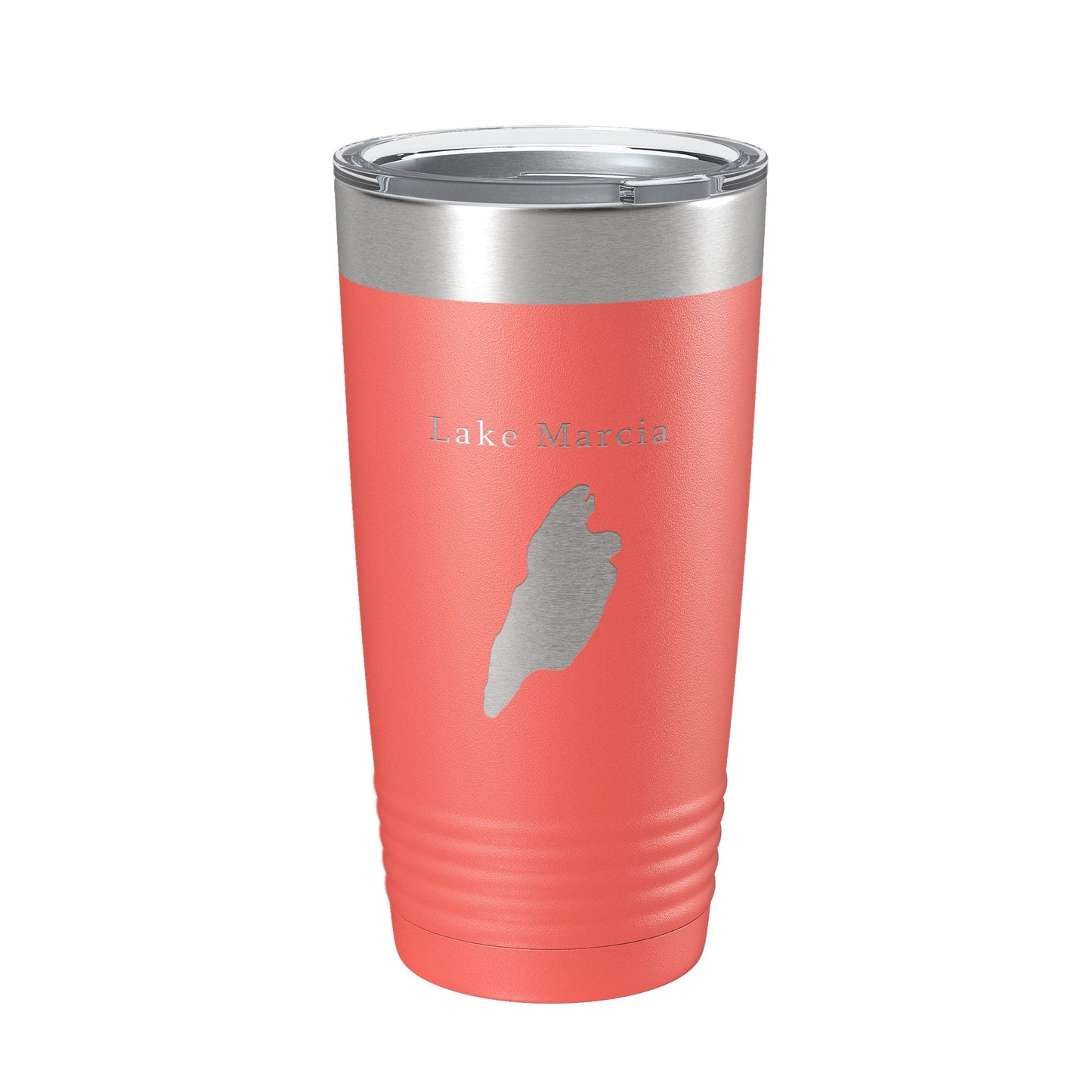 Lake Marcia Map Tumbler Travel Mug Insulated Laser Engraved Coffee Cup New Jersey 20 oz-20