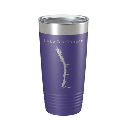 Lake Blackshear Map Tumbler Travel Mug Insulated Laser Engraved Coffee Cup Georgia 20 oz-15