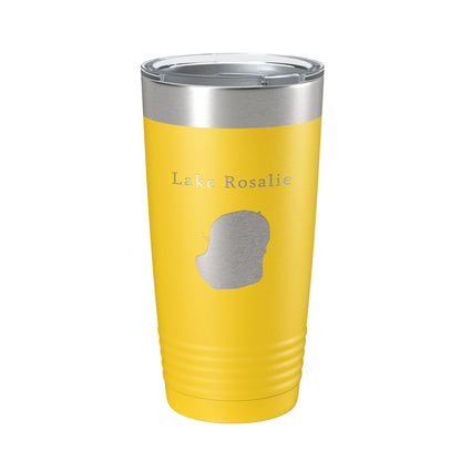 Lake Rosalie Map Tumbler Travel Mug Insulated Laser Engraved Coffee Cup Florida 20 oz-4