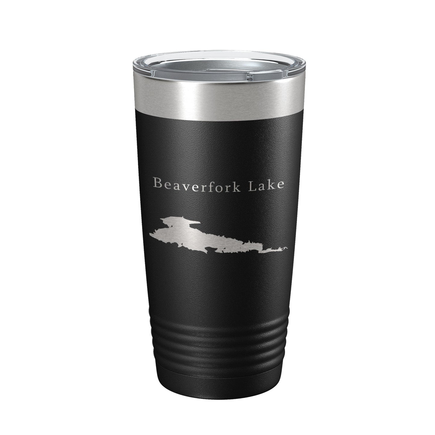 Beaverfork Lake Map Tumbler Travel Mug Insulated Laser Engraved Coffee Cup Arkansas 20 oz-5