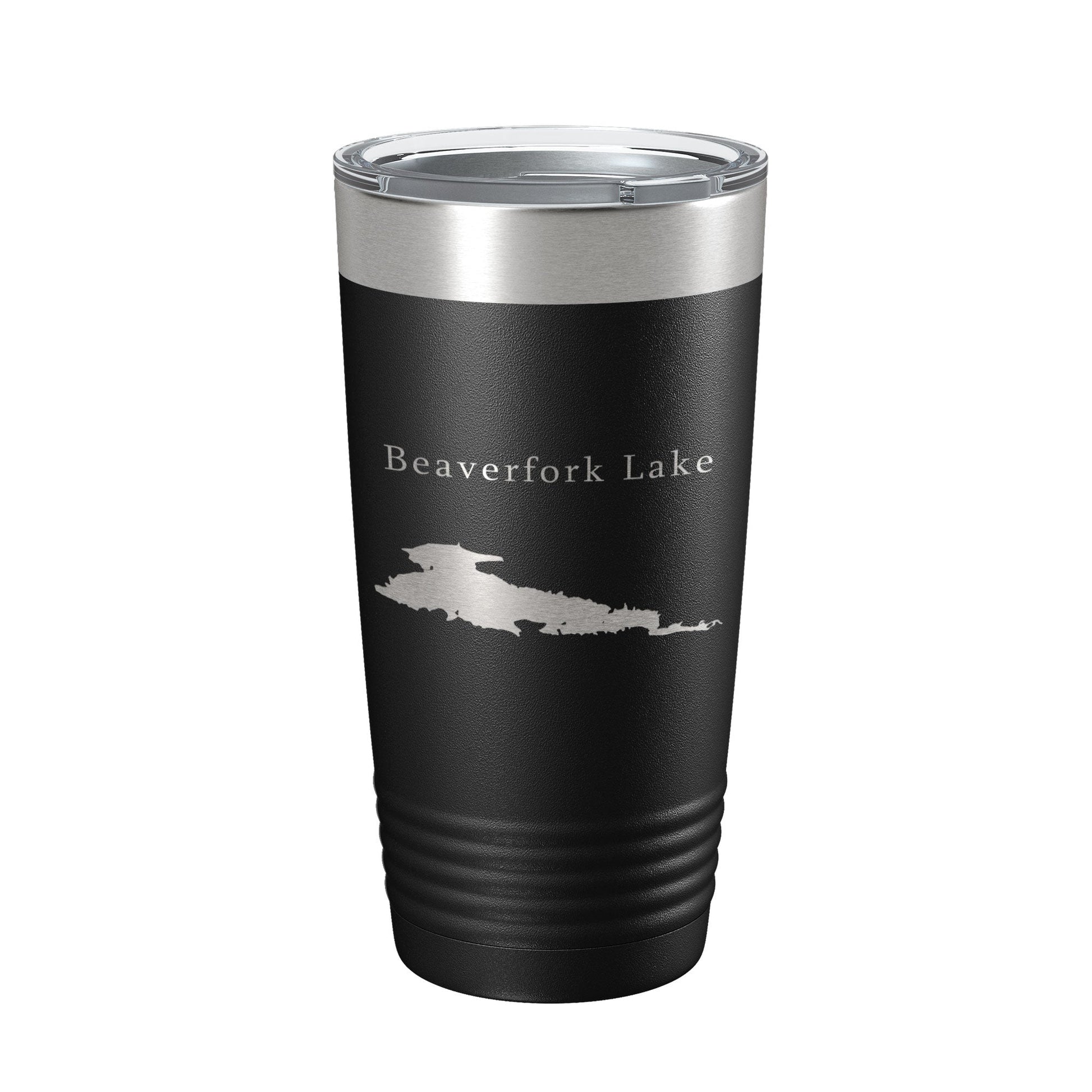 Beaverfork Lake Map Tumbler Travel Mug Insulated Laser Engraved Coffee Cup Arkansas 20 oz-5