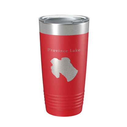 Province Lake Map Tumbler Travel Mug Insulated Laser Engraved Coffee Cup New Hampshire 20 oz-10