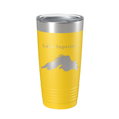 Lake Superior Map Tumbler Travel Mug Insulated Laser Engraved Coffee Cup Michigan Minnesota Wisconsin 20 oz-19