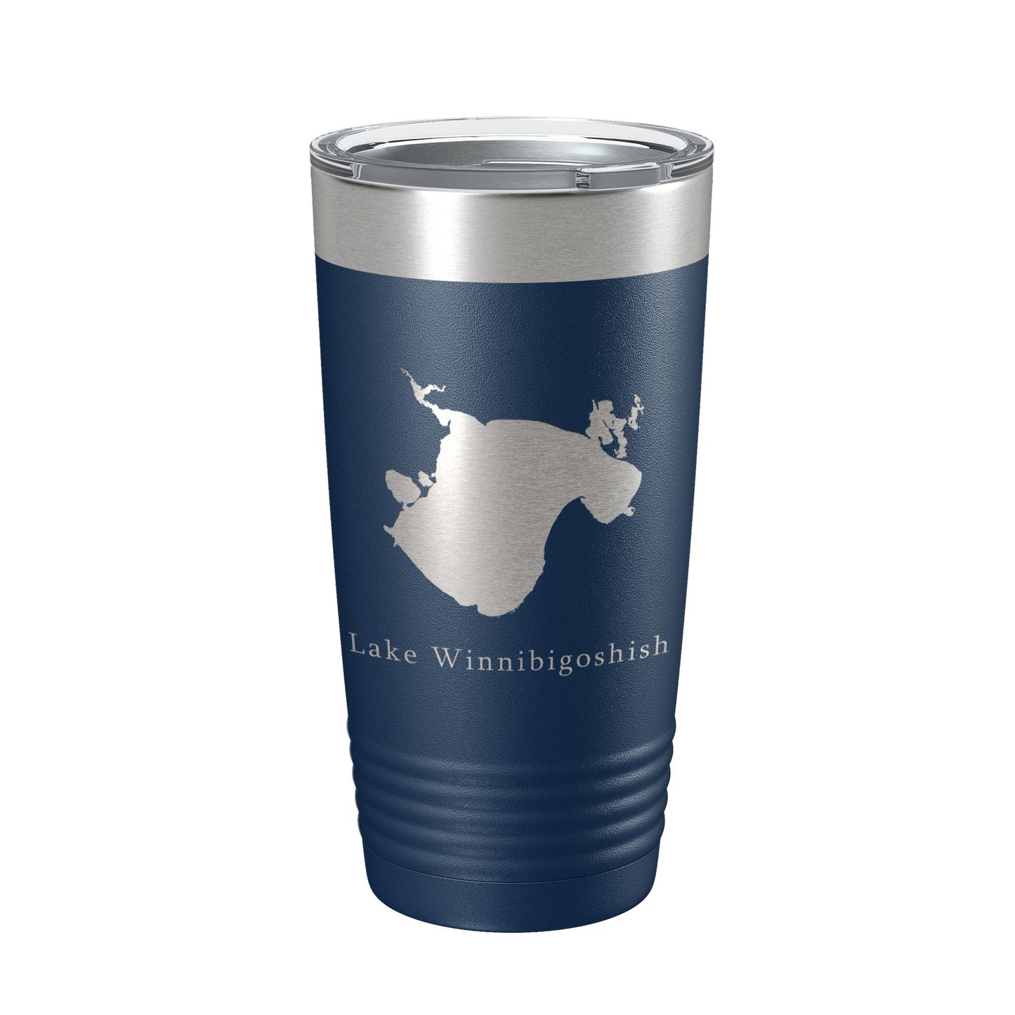 Lake Winnibigoshish Map Tumbler Travel Mug Insulated Laser Engraved Coffee Cup Minnesota 20 oz-2
