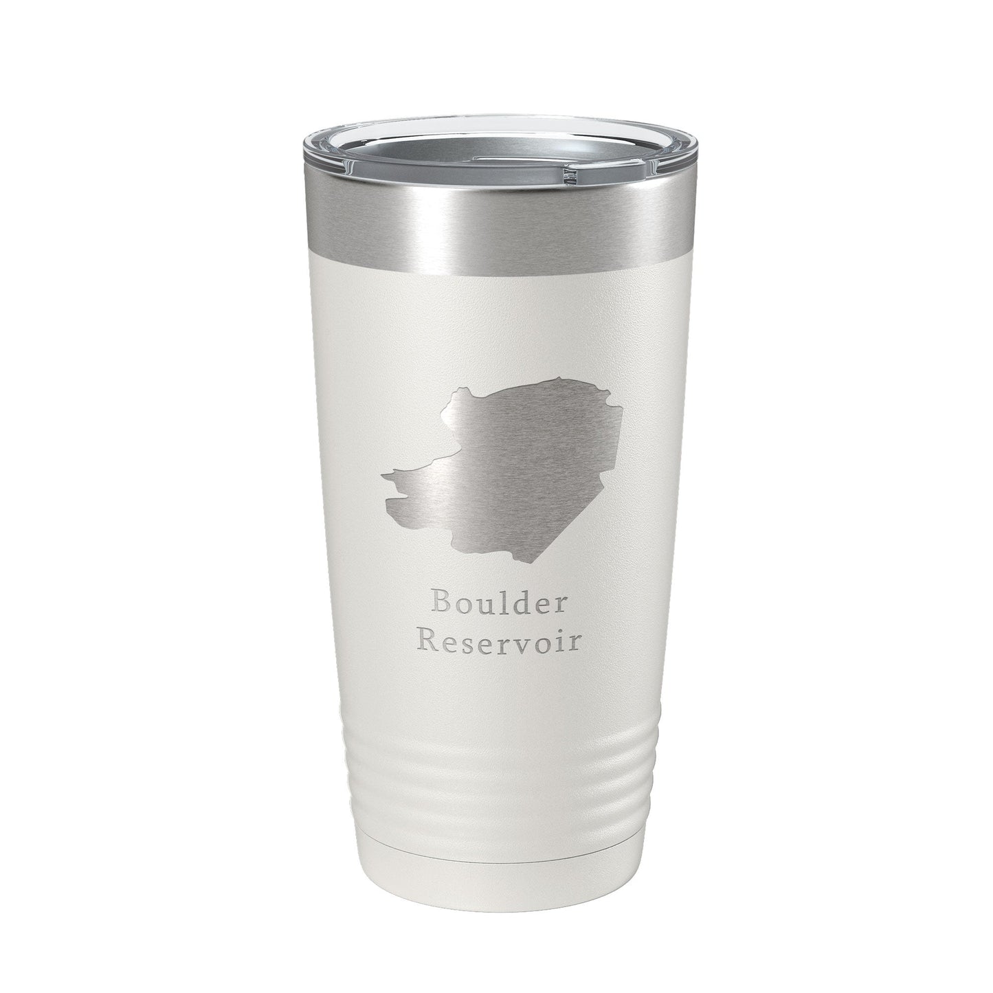 Boulder Reservoir Tumbler Lake Map Travel Mug Insulated Laser Engraved Coffee Cup Colorado 20 oz-7