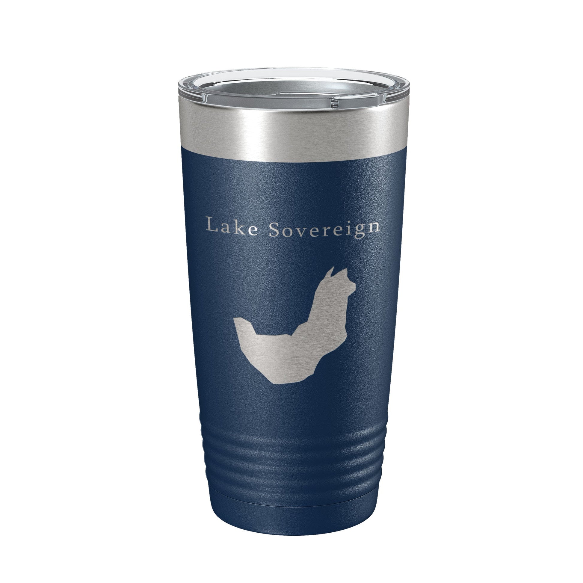 Lake Sovereign Map Tumbler Travel Mug Insulated Laser Engraved Coffee Cup Georgia 20 oz-2