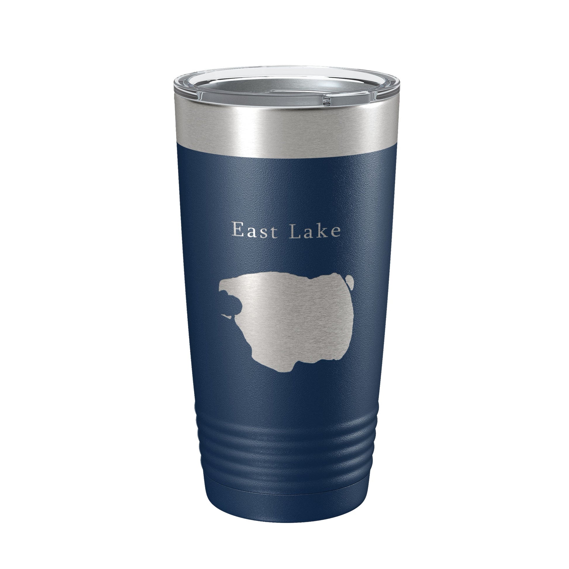 East Lake Map Tumbler Travel Mug Insulated Laser Engraved Coffee Cup Oregon 20 oz-2
